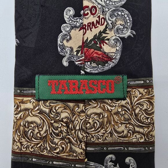 VTG Tabasco Lobster Men's Silk Tie 4x58 - Picture 3 of 6